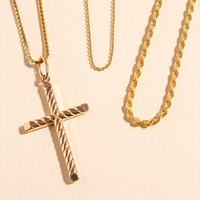 Cross Cord Pendant