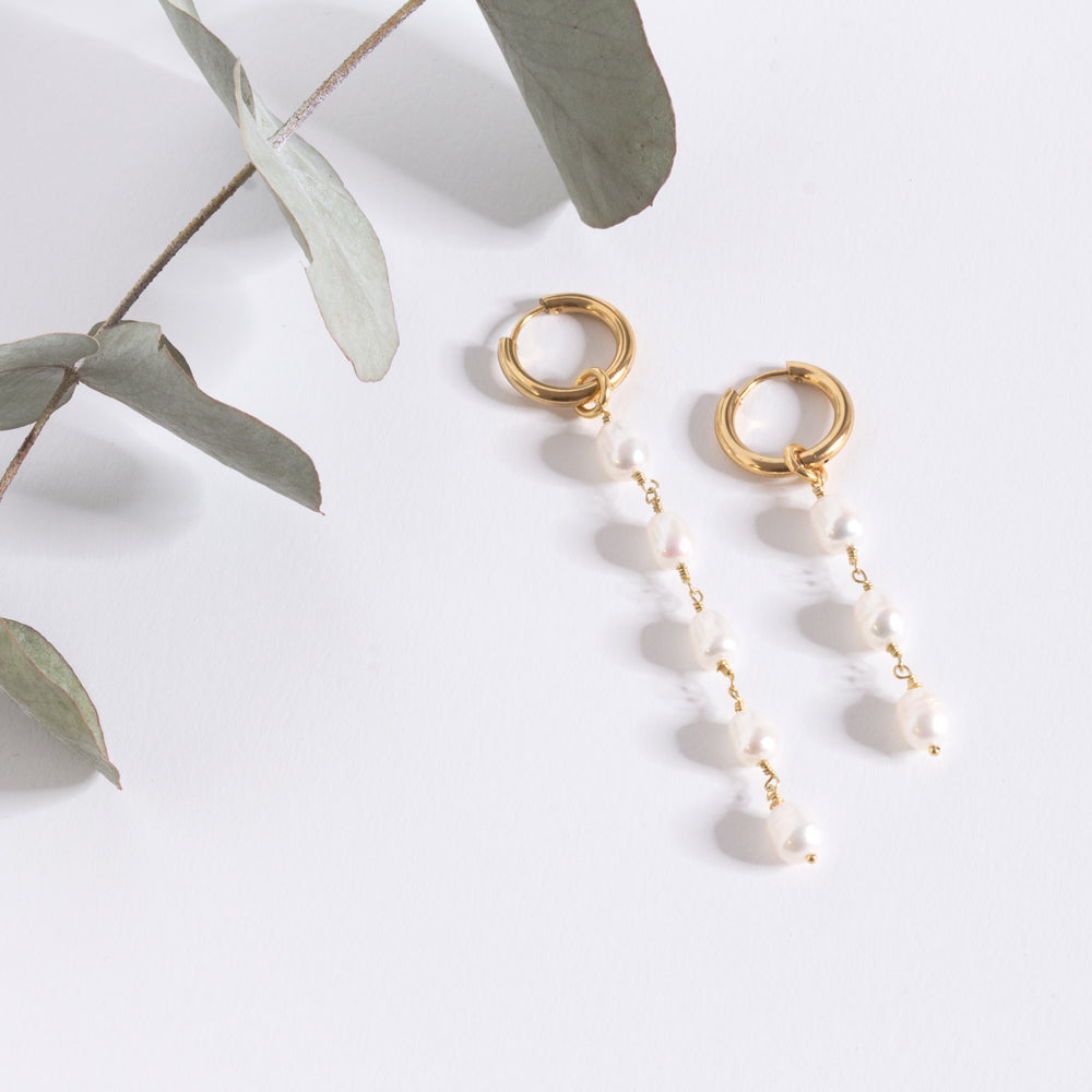 Multi Pearl Hoops (1 Unit)