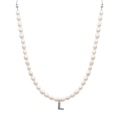Collar Pearl Letter Small
