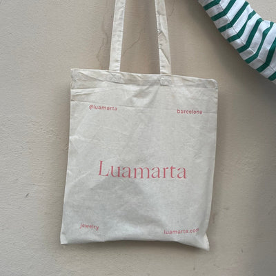 Bolsa algodón regalo joyas Luamarta