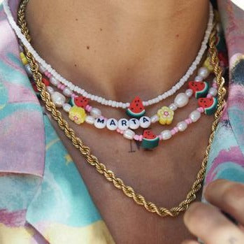 Collar Fun Watermelon Pearl (Personalizable)