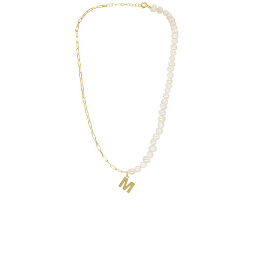 Jane Half Pearl Necklace