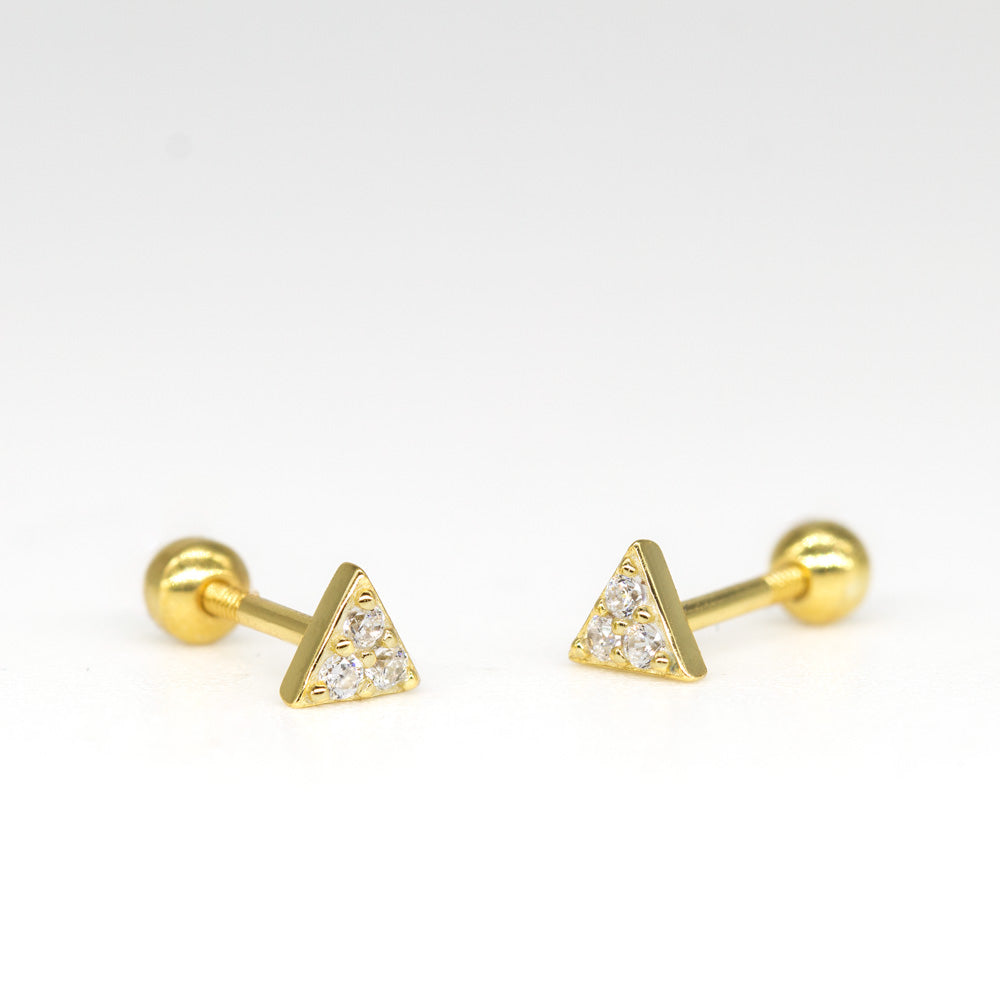 Boucles d'Oreilles Piercing Triangle (1 Unité)