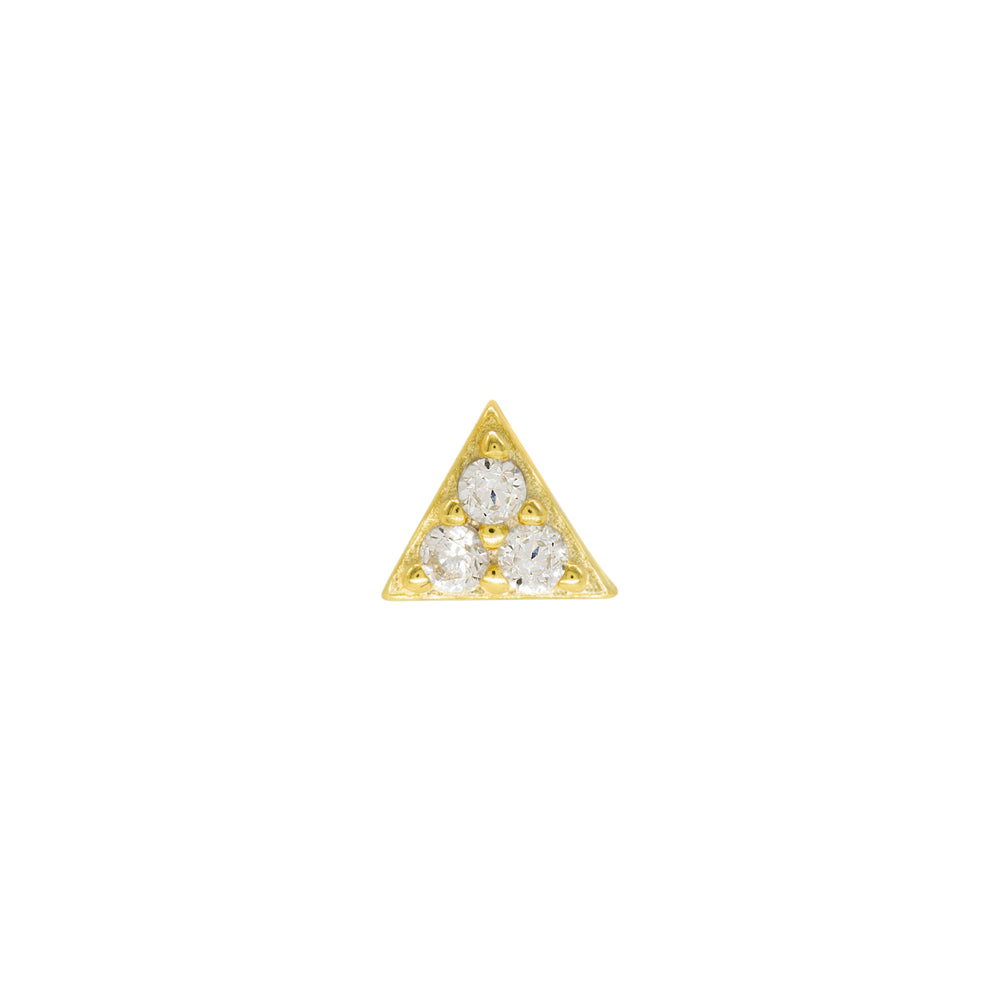 Boucles d'Oreilles Piercing Triangle (1 Unité)