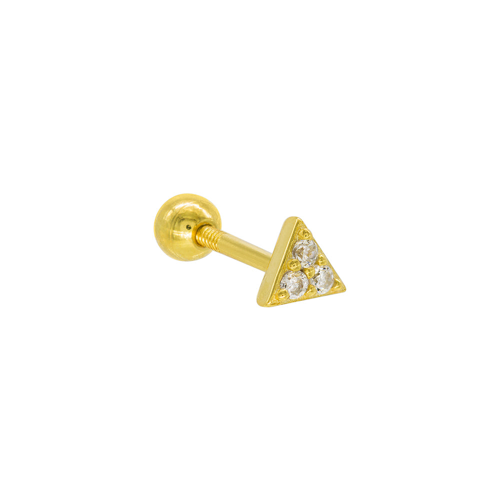 Boucles d'Oreilles Piercing Triangle (1 Unité)