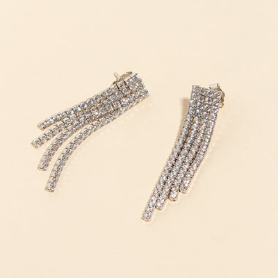 Boucles d'oreilles strass