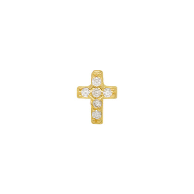 Boucles d'Oreilles Piercing Shine Cross (1 Unité)