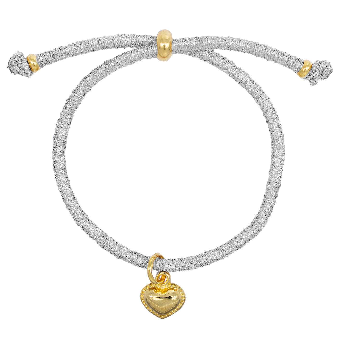 Bracelet Coeur Élastique