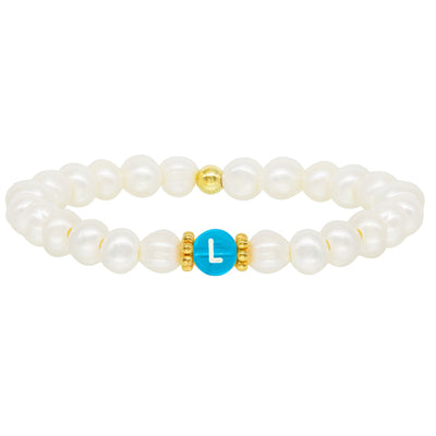 Fun Pearl Letter Bracelet