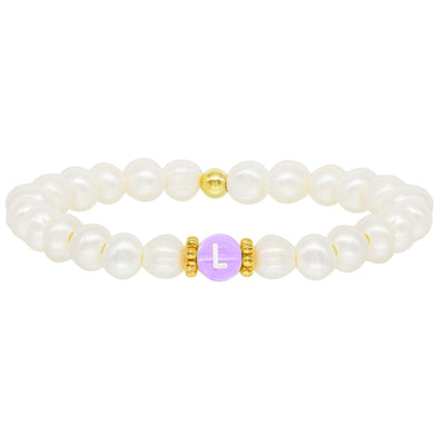 Fun Pearl Letter Bracelet