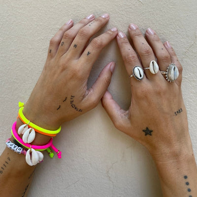 Pulsera Fluor Cowry