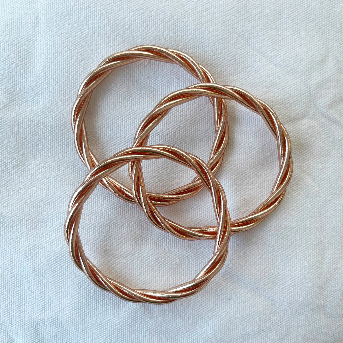 Gold Leaf Twist Bracelet