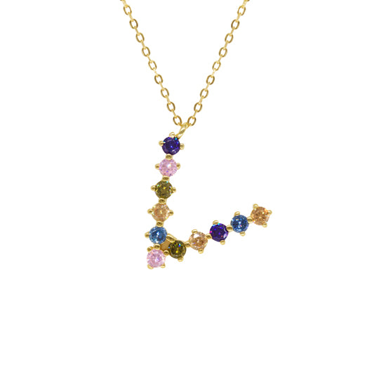 Greta Initial Gold Necklace