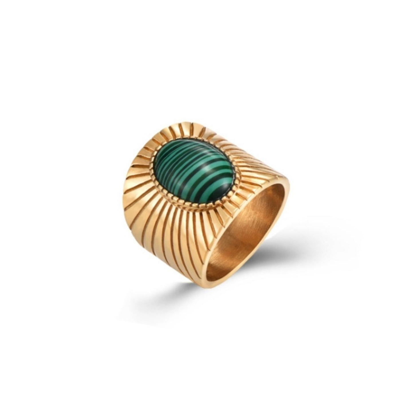 Bague Soleil Malachite