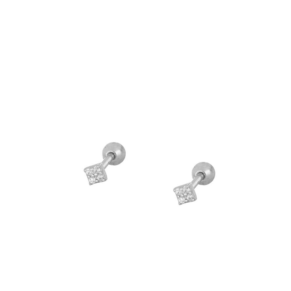 Boucles d'Oreilles Piercing Carrées (1 Unité)