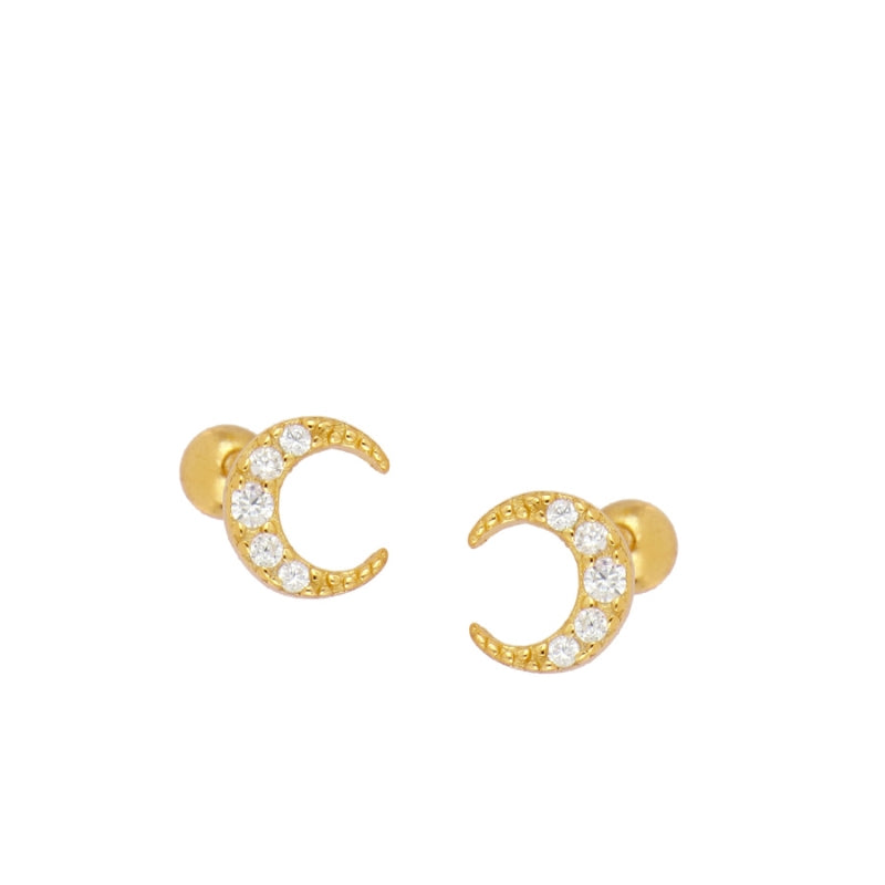 Color Moon Piercing Earrings (1 Unit)