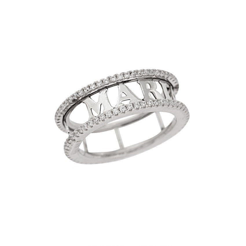 Bague Triple Nom